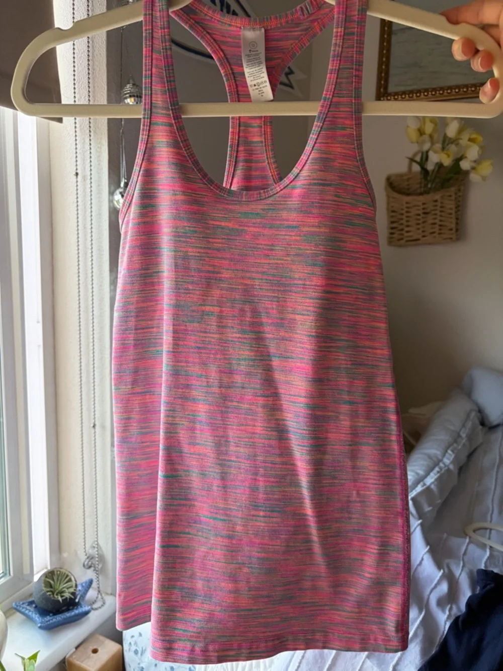 Ivivva Pink Multi-Color Racerback Tank - Picture 1 of 4